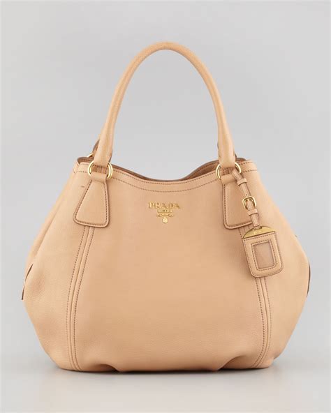 prada tan shoulder bag|Prada tote bags.